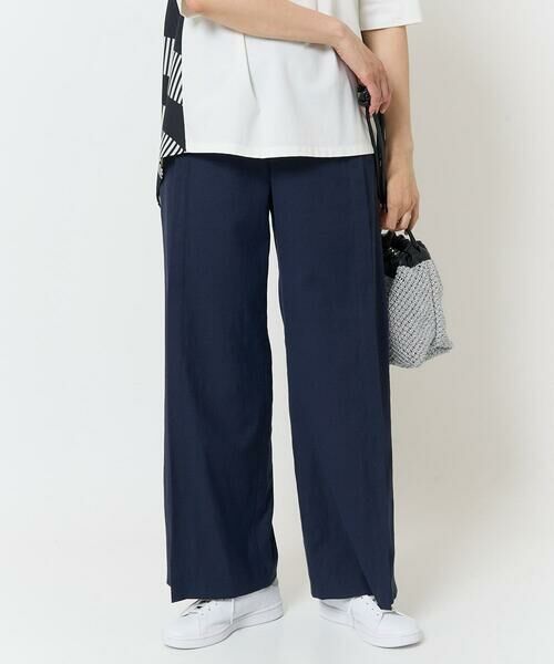 GEORGES RECH / ジョルジュ・レッシュ その他パンツ | [日本製/接触冷感/吸水速乾/紫外線防止]サイドタックワイドパンツ | 詳細1