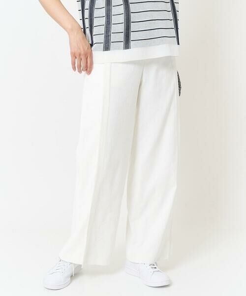 GEORGES RECH / ジョルジュ・レッシュ その他パンツ | [日本製/接触冷感/吸水速乾/紫外線防止]サイドタックワイドパンツ | 詳細2