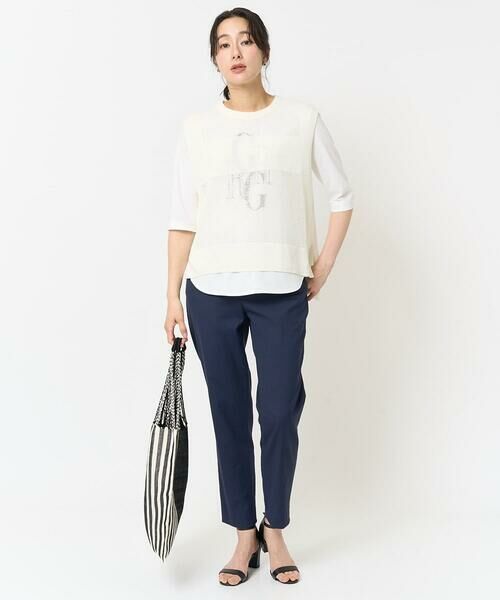 GEORGES RECH / ジョルジュ・レッシュ ショート・ハーフ・半端丈パンツ | [日本製/接触冷感/吸水速乾/紫外線防止]スリムストレートクロップドパンツ | 詳細11