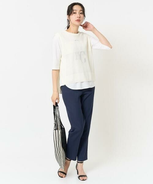 GEORGES RECH / ジョルジュ・レッシュ ショート・ハーフ・半端丈パンツ | [日本製/接触冷感/吸水速乾/紫外線防止]スリムストレートクロップドパンツ | 詳細12