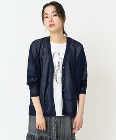 GEORGES RECH / ジョルジュ・レッシュ カーディガン・ボレロ | ドルマンスリーブシアーニットカーディガン