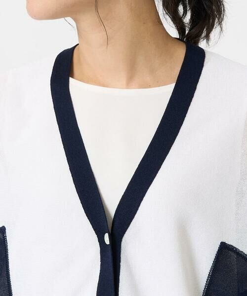 GEORGES RECH / ジョルジュ・レッシュ カーディガン・ボレロ | ドルマンスリーブシアーニットカーディガン | 詳細7