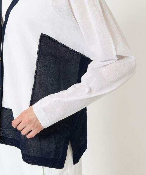 GEORGES RECH / ジョルジュ・レッシュ カーディガン・ボレロ | ドルマンスリーブシアーニットカーディガン | 詳細8