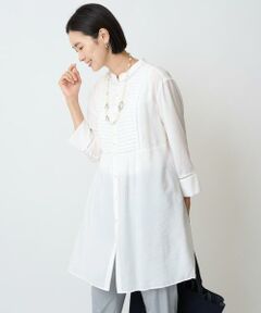 GEORGES RECH / ジョルジュ・レッシュ シャツ・ブラウス | [接触冷感]シアーローンレースブラウス