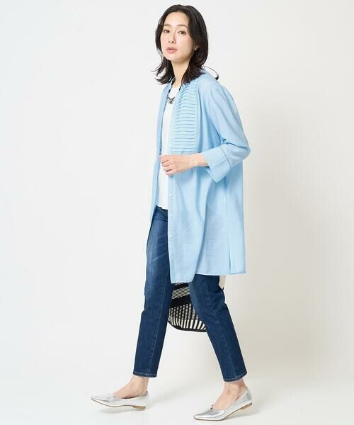 GEORGES RECH / ジョルジュ・レッシュ シャツ・ブラウス | [接触冷感]シアーローンレースブラウス | 詳細12