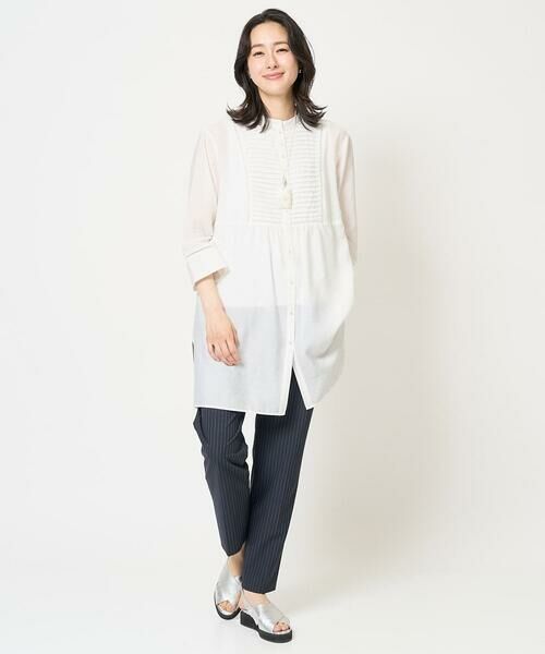 GEORGES RECH / ジョルジュ・レッシュ シャツ・ブラウス | [接触冷感]シアーローンレースブラウス | 詳細13