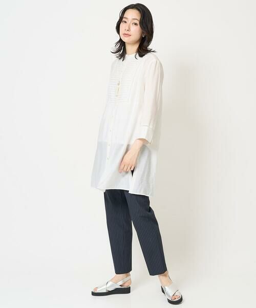 GEORGES RECH / ジョルジュ・レッシュ シャツ・ブラウス | [接触冷感]シアーローンレースブラウス | 詳細14