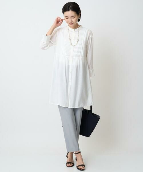 GEORGES RECH / ジョルジュ・レッシュ シャツ・ブラウス | [接触冷感]シアーローンレースブラウス | 詳細15