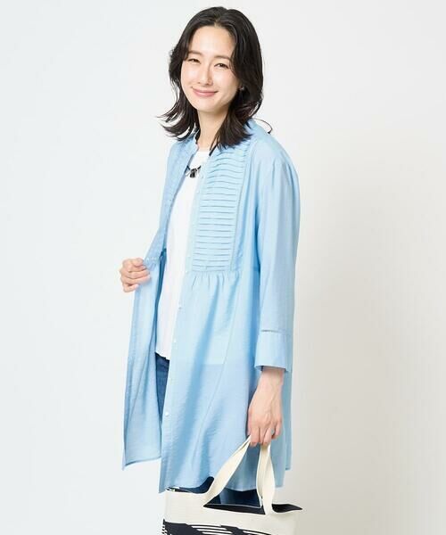 GEORGES RECH / ジョルジュ・レッシュ シャツ・ブラウス | [接触冷感]シアーローンレースブラウス | 詳細3