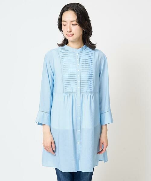 GEORGES RECH / ジョルジュ・レッシュ シャツ・ブラウス | [接触冷感]シアーローンレースブラウス | 詳細4