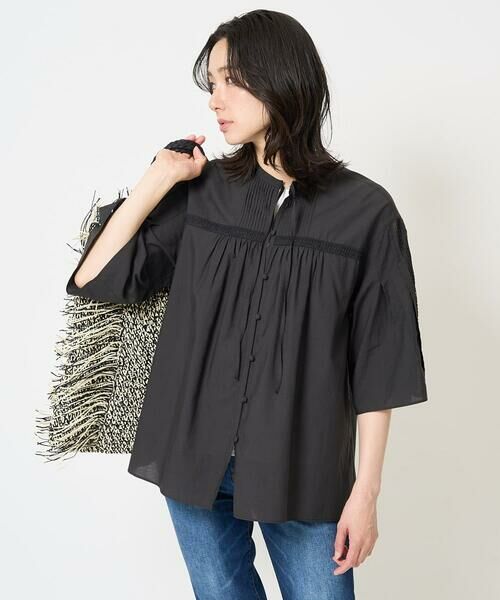 GEORGES RECH / ジョルジュ・レッシュ シャツ・ブラウス | 60ローンフレアスリーブレースブラウス | 詳細2