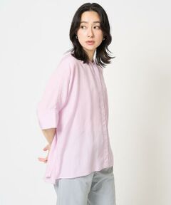 GEORGES RECH / ジョルジュ・レッシュ シャツ・ブラウス | [日本製]バンドカラードルマンスリーブブラウス