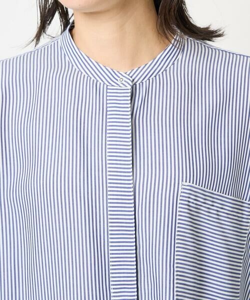 GEORGES RECH / ジョルジュ・レッシュ シャツ・ブラウス | [日本製]バンドカラードルマンスリーブブラウス | 詳細10