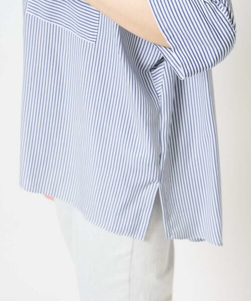 GEORGES RECH / ジョルジュ・レッシュ シャツ・ブラウス | [日本製]バンドカラードルマンスリーブブラウス | 詳細12