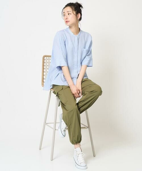 GEORGES RECH / ジョルジュ・レッシュ シャツ・ブラウス | [日本製]バンドカラードルマンスリーブブラウス | 詳細16