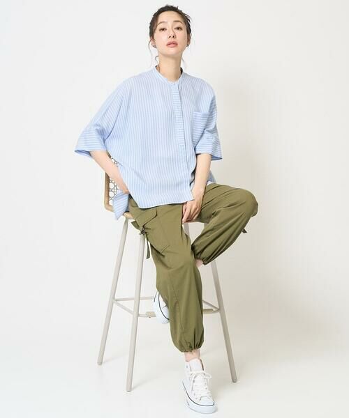 GEORGES RECH / ジョルジュ・レッシュ シャツ・ブラウス | [日本製]バンドカラードルマンスリーブブラウス | 詳細17