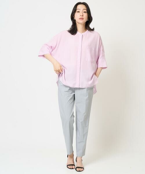 GEORGES RECH / ジョルジュ・レッシュ シャツ・ブラウス | [日本製]バンドカラードルマンスリーブブラウス | 詳細18