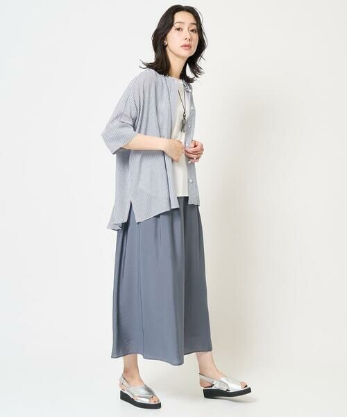 GEORGES RECH / ジョルジュ・レッシュ シャツ・ブラウス | [日本製]バンドカラードルマンスリーブブラウス | 詳細21