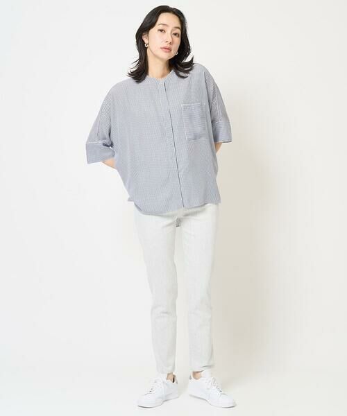 GEORGES RECH / ジョルジュ・レッシュ シャツ・ブラウス | [日本製]バンドカラードルマンスリーブブラウス | 詳細22