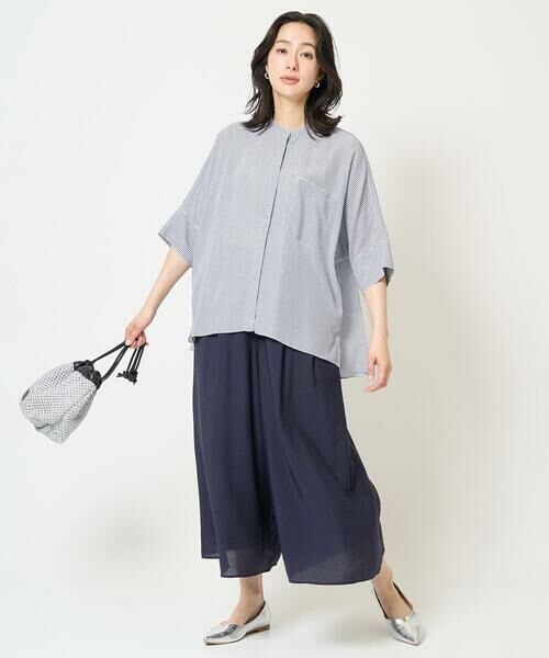 GEORGES RECH / ジョルジュ・レッシュ シャツ・ブラウス | [日本製]バンドカラードルマンスリーブブラウス | 詳細25