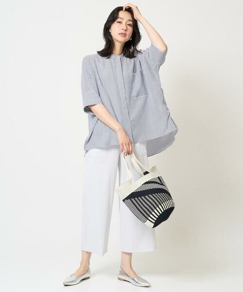 GEORGES RECH / ジョルジュ・レッシュ シャツ・ブラウス | [日本製]バンドカラードルマンスリーブブラウス | 詳細26