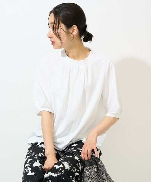 GEORGES RECH / ジョルジュ・レッシュ シャツ・ブラウス | タックフリル襟ブラウソー | 詳細1