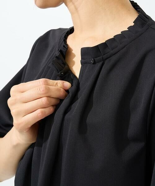 GEORGES RECH / ジョルジュ・レッシュ シャツ・ブラウス | タックフリル襟ブラウソー | 詳細9