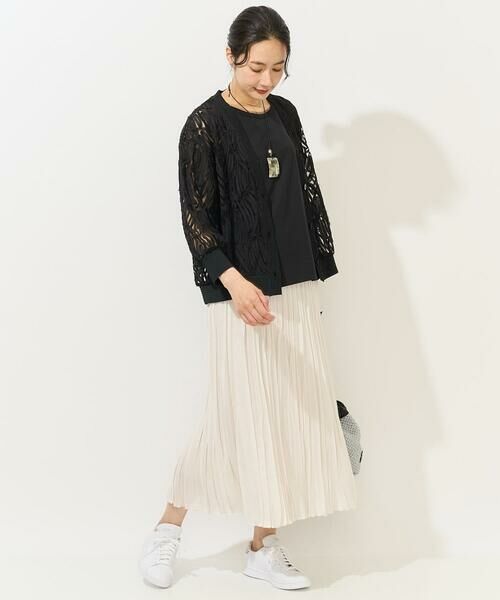 GEORGES RECH / ジョルジュ・レッシュ ロング・マキシ丈スカート | [日本製]シアーランダムプリーツスカート | 詳細10