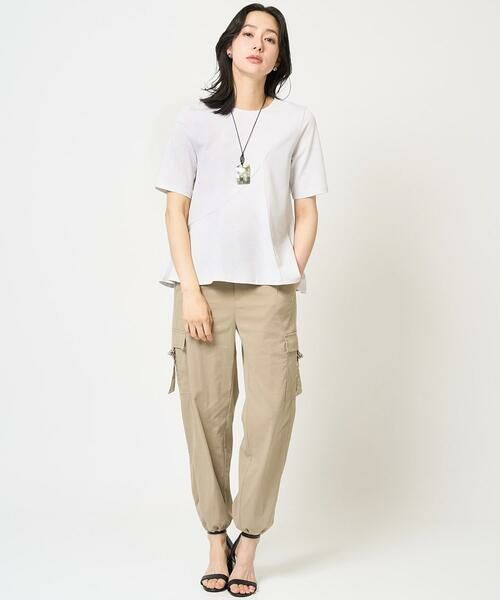 GEORGES RECH / ジョルジュ・レッシュ カットソー | ピケストライプジャージーフレアカットソー | 詳細16