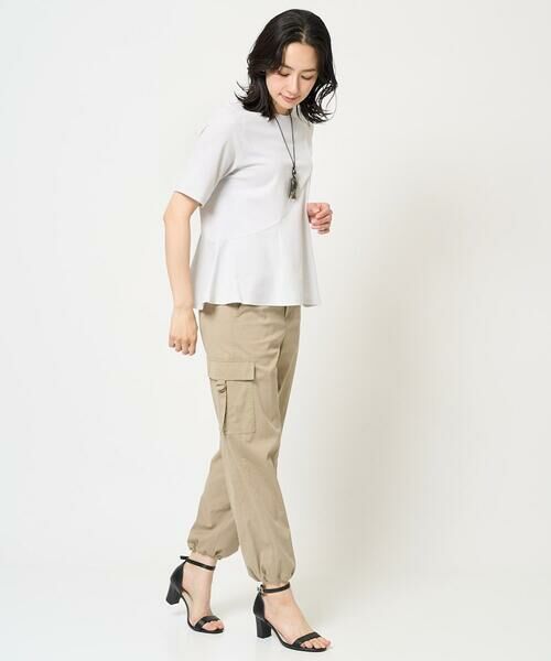 GEORGES RECH / ジョルジュ・レッシュ カットソー | ピケストライプジャージーフレアカットソー | 詳細17