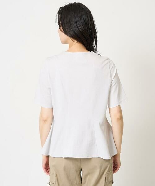 GEORGES RECH / ジョルジュ・レッシュ カットソー | ピケストライプジャージーフレアカットソー | 詳細6