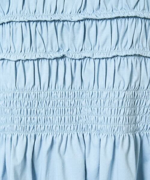 GEORGES RECH / ジョルジュ・レッシュ カットソー | [接触冷感]チュールビスチェ風5分袖カットソー | 詳細14