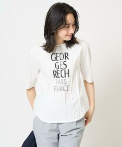 GEORGES RECH / ジョルジュ・レッシュ カットソー | ピンタックロゴカットソー