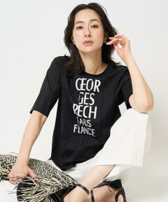 GEORGES RECH / ジョルジュ・レッシュ カットソー | ピンタックロゴカットソー