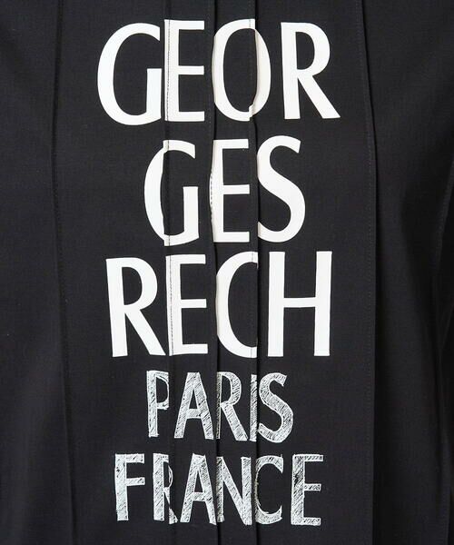 GEORGES RECH / ジョルジュ・レッシュ カットソー | ピンタックロゴカットソー | 詳細11