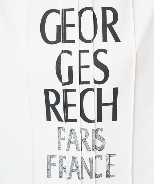 GEORGES RECH / ジョルジュ・レッシュ カットソー | ピンタックロゴカットソー | 詳細12