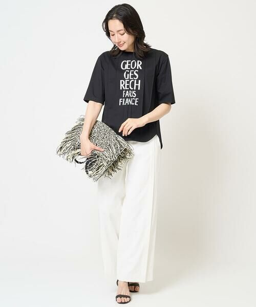 GEORGES RECH / ジョルジュ・レッシュ カットソー | ピンタックロゴカットソー | 詳細18