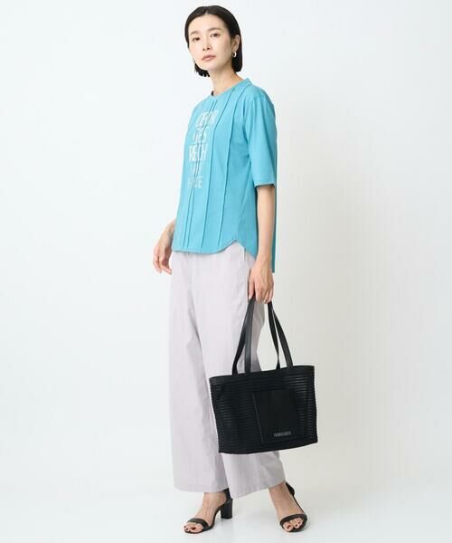 GEORGES RECH / ジョルジュ・レッシュ カットソー | ピンタックロゴカットソー | 詳細23