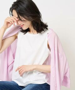 GEORGES RECH / ジョルジュ・レッシュ カットソー | チュールシルケットタンクトップ