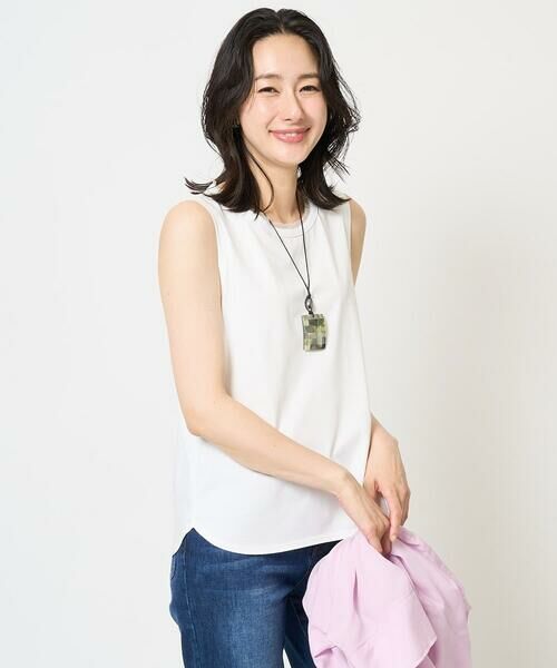 GEORGES RECH / ジョルジュ・レッシュ カットソー | チュールシルケットタンクトップ | 詳細1