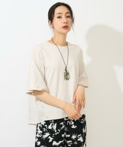 GEORGES RECH / ジョルジュ・レッシュ カットソー | [日本製/接触冷感]シアーコンビジャージープルオーバー