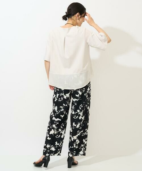 GEORGES RECH / ジョルジュ・レッシュ カットソー | [日本製/接触冷感]シアーコンビジャージープルオーバー | 詳細13