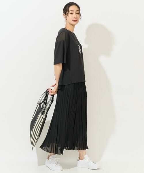 GEORGES RECH / ジョルジュ・レッシュ カットソー | [日本製/接触冷感]シアーコンビジャージープルオーバー | 詳細14