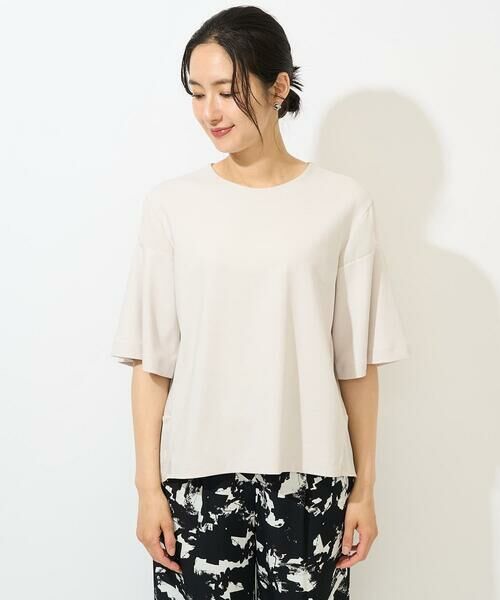 GEORGES RECH / ジョルジュ・レッシュ カットソー | [日本製/接触冷感]シアーコンビジャージープルオーバー | 詳細3