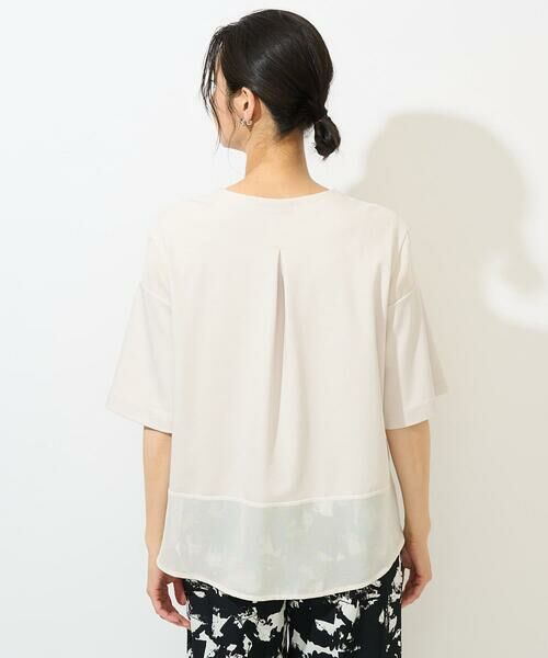 GEORGES RECH / ジョルジュ・レッシュ カットソー | [日本製/接触冷感]シアーコンビジャージープルオーバー | 詳細5