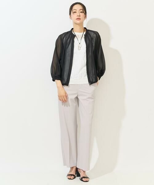 GEORGES RECH / ジョルジュ・レッシュ カットソー | [2点セット]チュールテープ刺繍タンク付きノースリーブプルオーバー | 詳細20