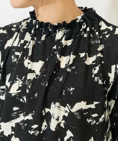 GEORGES RECH / ジョルジュ・レッシュ カットソー | [日本製]ギャザーハイネック5分袖カットソー | 詳細6