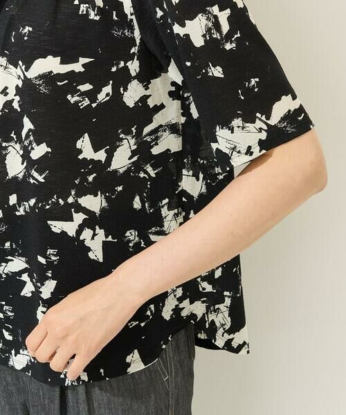 GEORGES RECH / ジョルジュ・レッシュ カットソー | [日本製]ギャザーハイネック5分袖カットソー | 詳細7