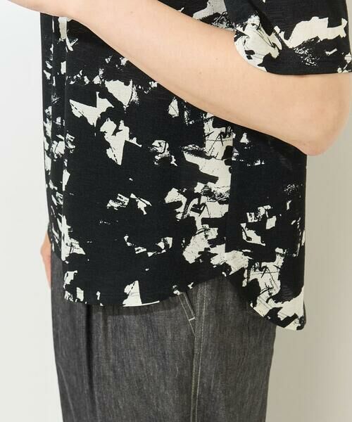 GEORGES RECH / ジョルジュ・レッシュ カットソー | [日本製]ギャザーハイネック5分袖カットソー | 詳細8