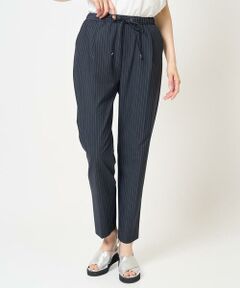 しのしのさま専用　　Georges Rech レディース　パンツ　白 セール】 [日本製]ダミエ柄ジャガードストレートワイドパンツ